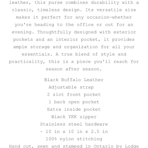 Illbury and goose brand new buffalo leather bag - Picture 2 of 10